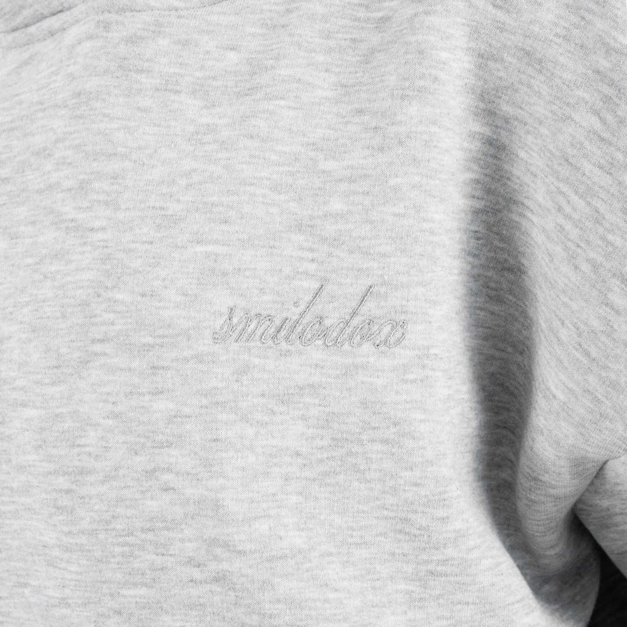 Damen Hoodie Thalea Grau Melange 5/6