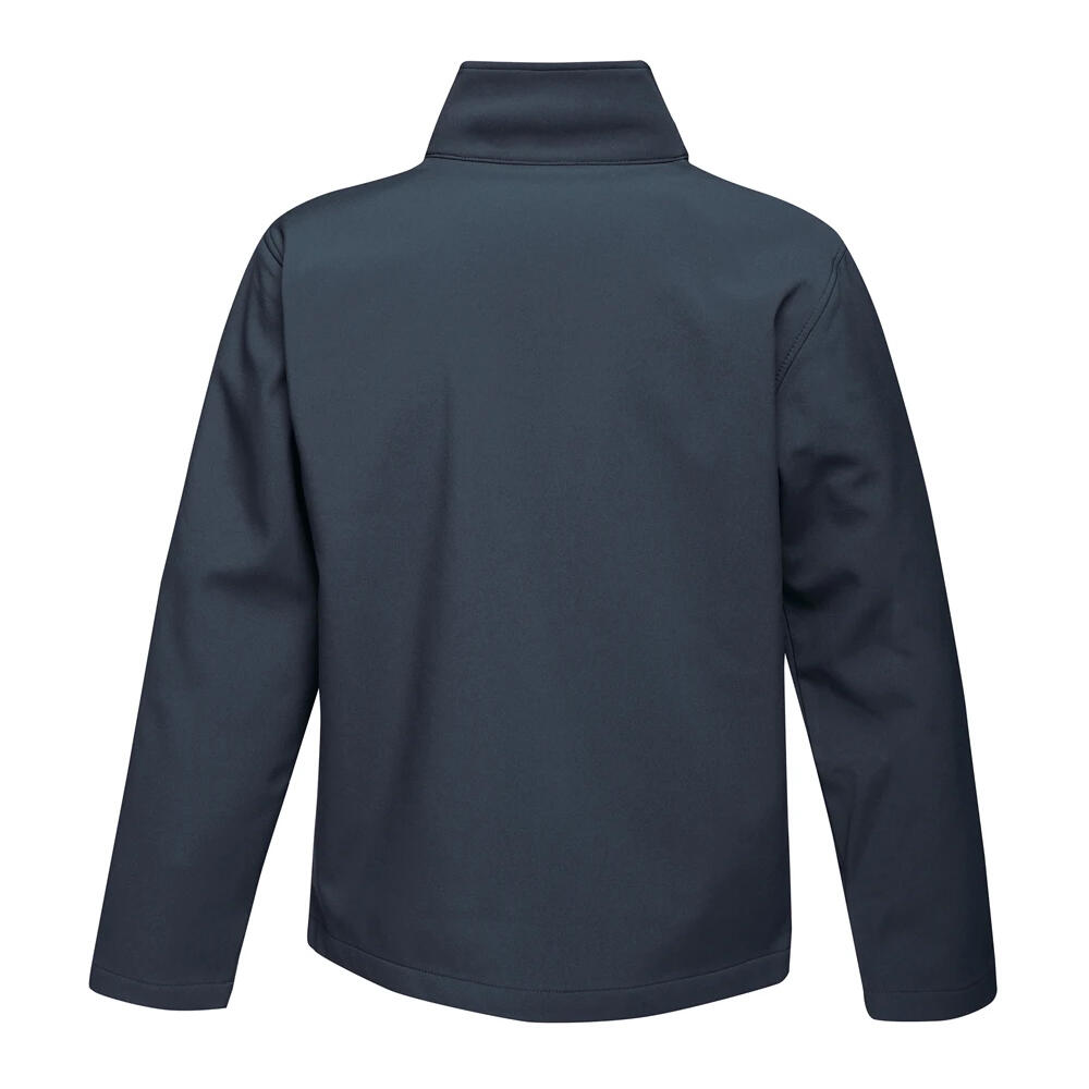 Standout Mens Ablaze Printable Soft Shell Jacket (Navy) 2/3