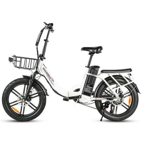 Bicicletta elettrica pieghevole SAMEBIKE CY20 Pro batteria da 36 V 13 Ah