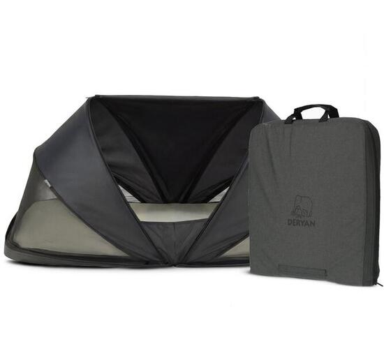Deryan Cutey Campingbett - Babyzelt - Schwarz