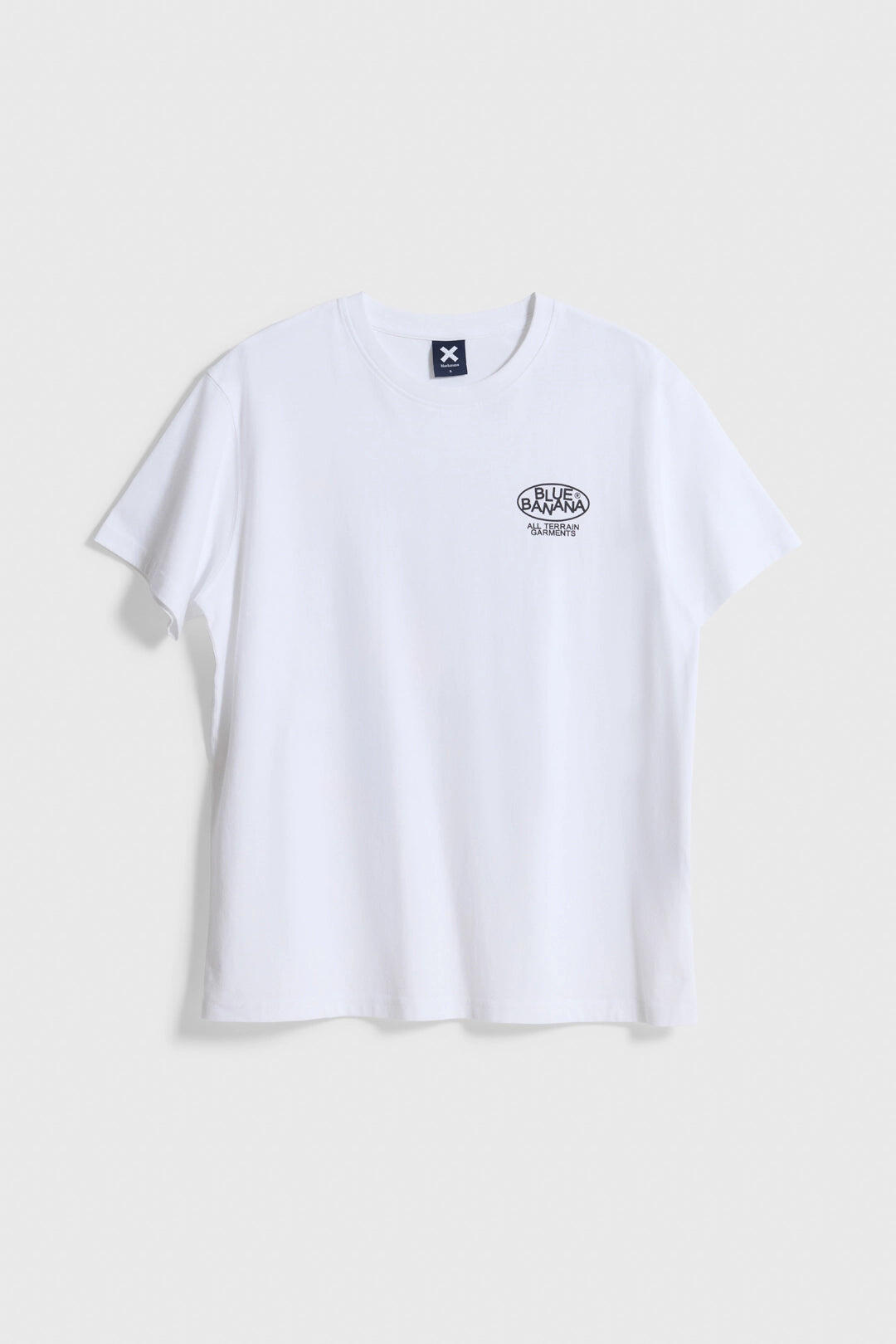 Camiseta Blue Banana Blanca de Algodón 100% Orgánico 6/6