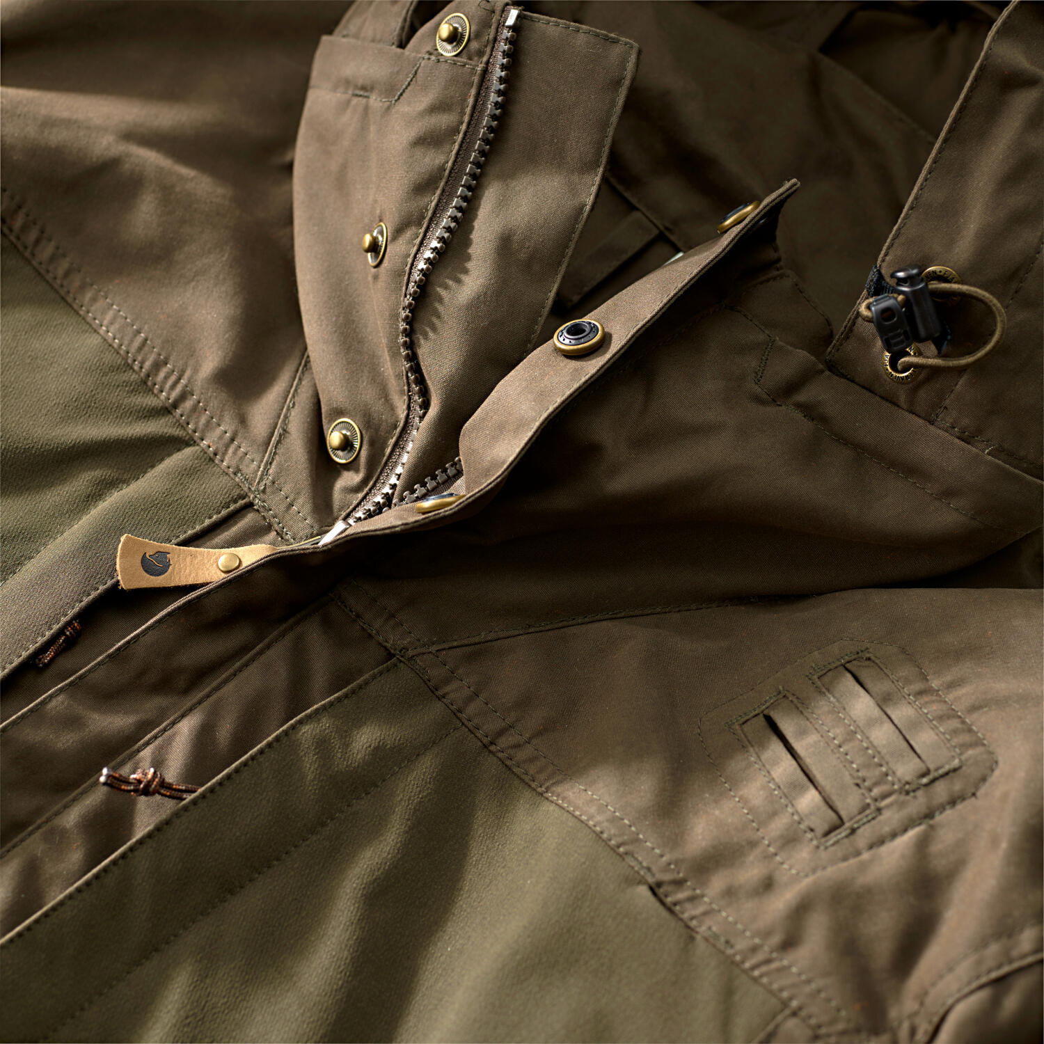 Fjällräven Lappland Hybrid Jacket M Herren (Dark Olive) Größe XXL 3/4
