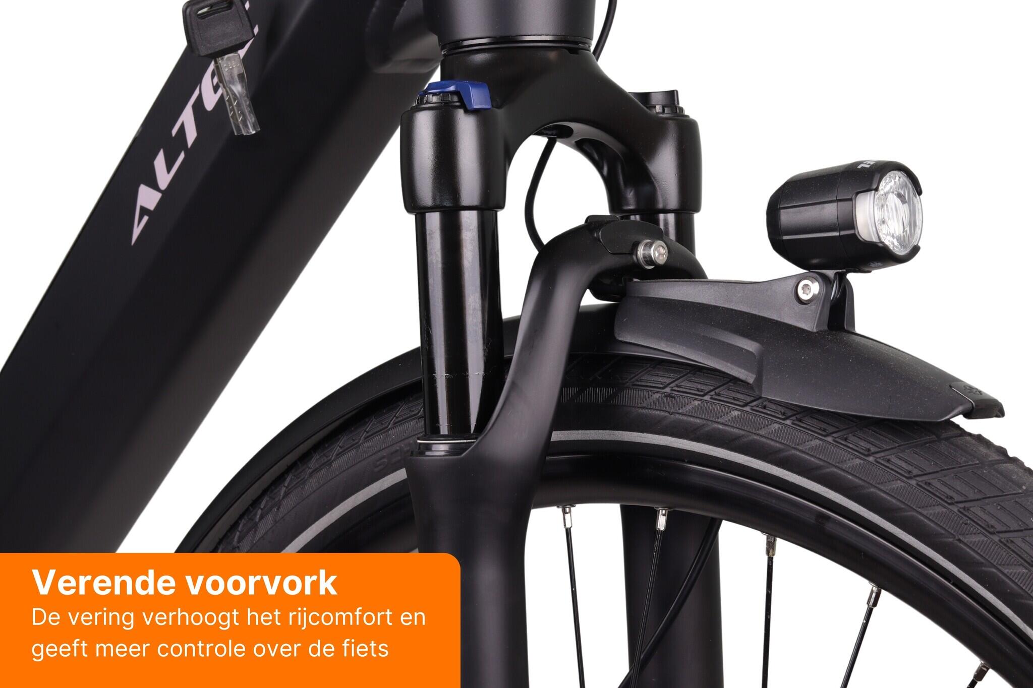 Altec Adventure E-Bike Dames 28 inch Middenmotor 7v Hydraulische Schijfremmen 5/7
