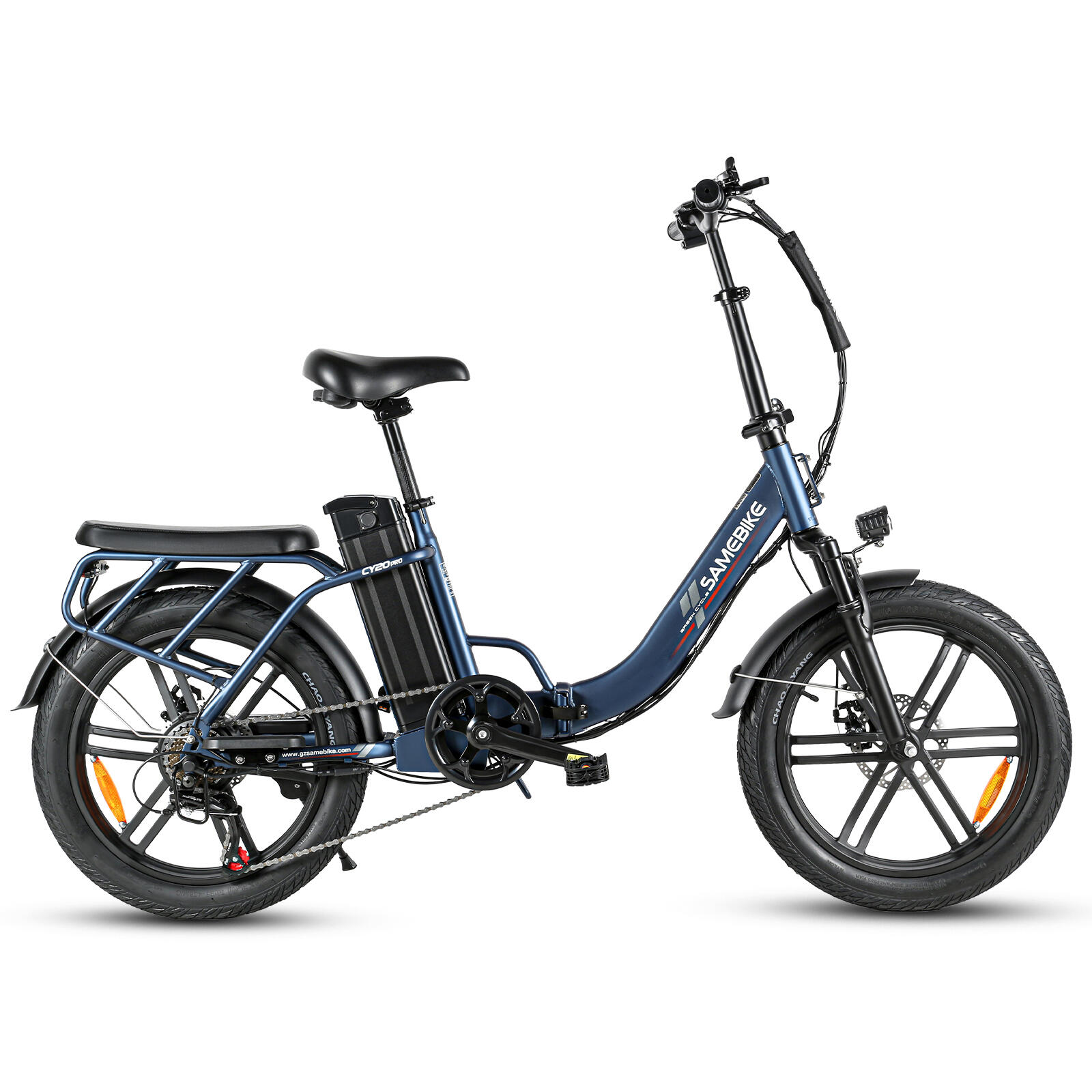 SAMEBIKE CY20 Pro Faltbares E-Bike,36V 13Ah Akku und Shimano 7-Gang-Schaltung 3/7