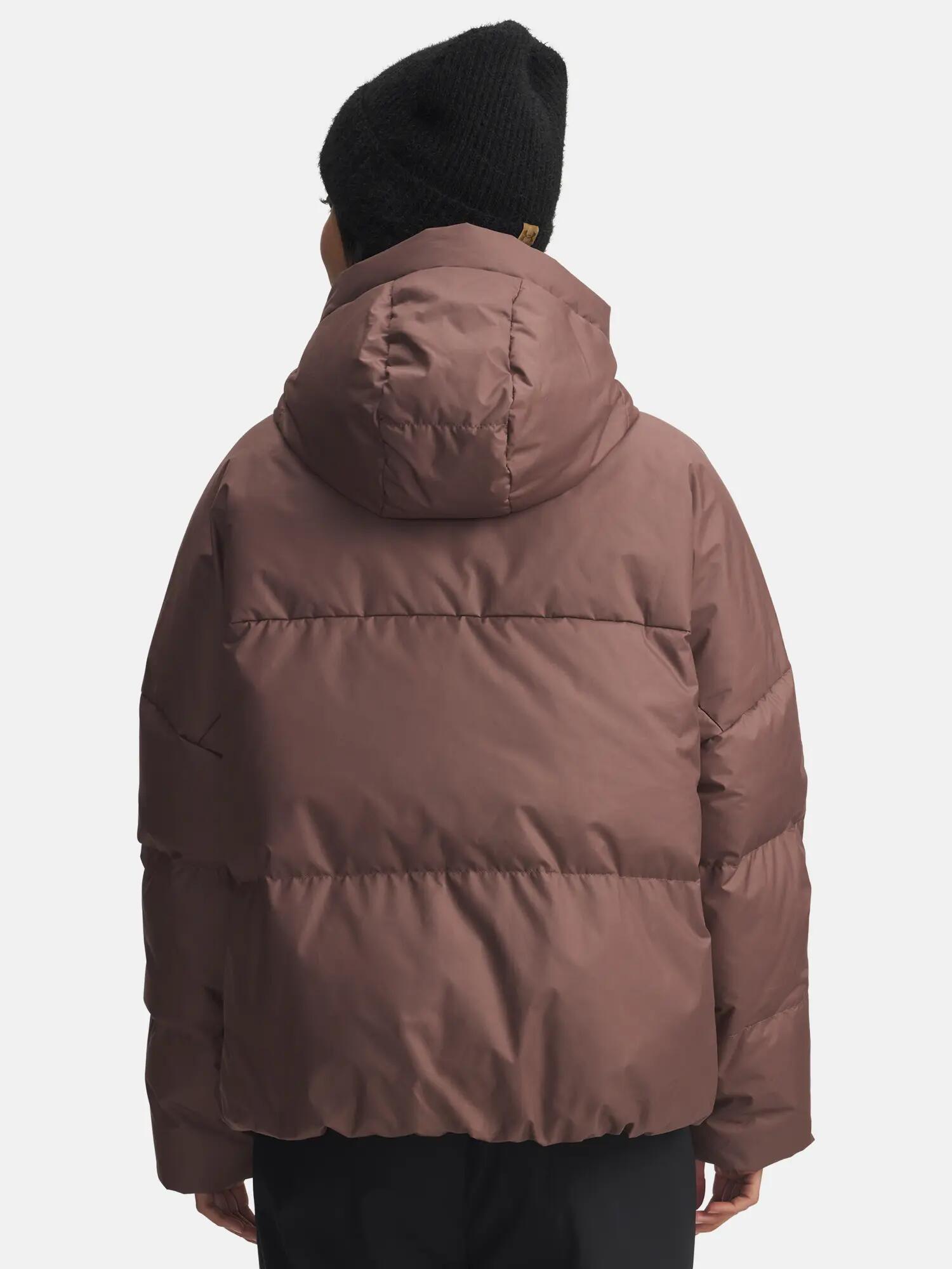 Női kabát Under Armour Limitless Down Puffer Jacket-BRN 2/4