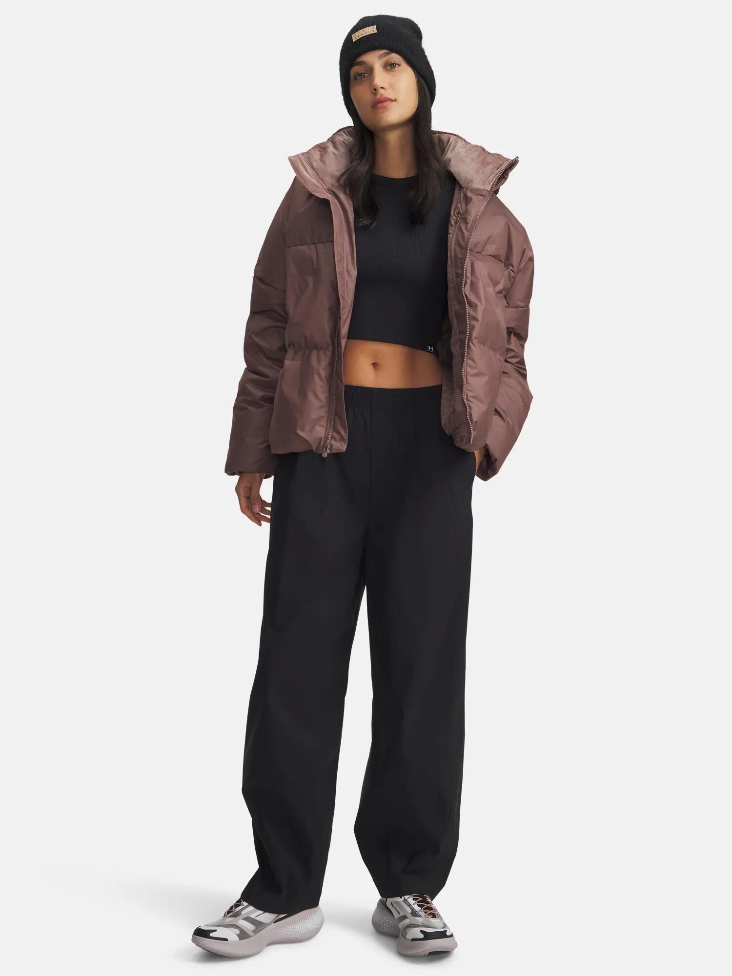 Női kabát Under Armour Limitless Down Puffer Jacket-BRN 4/4