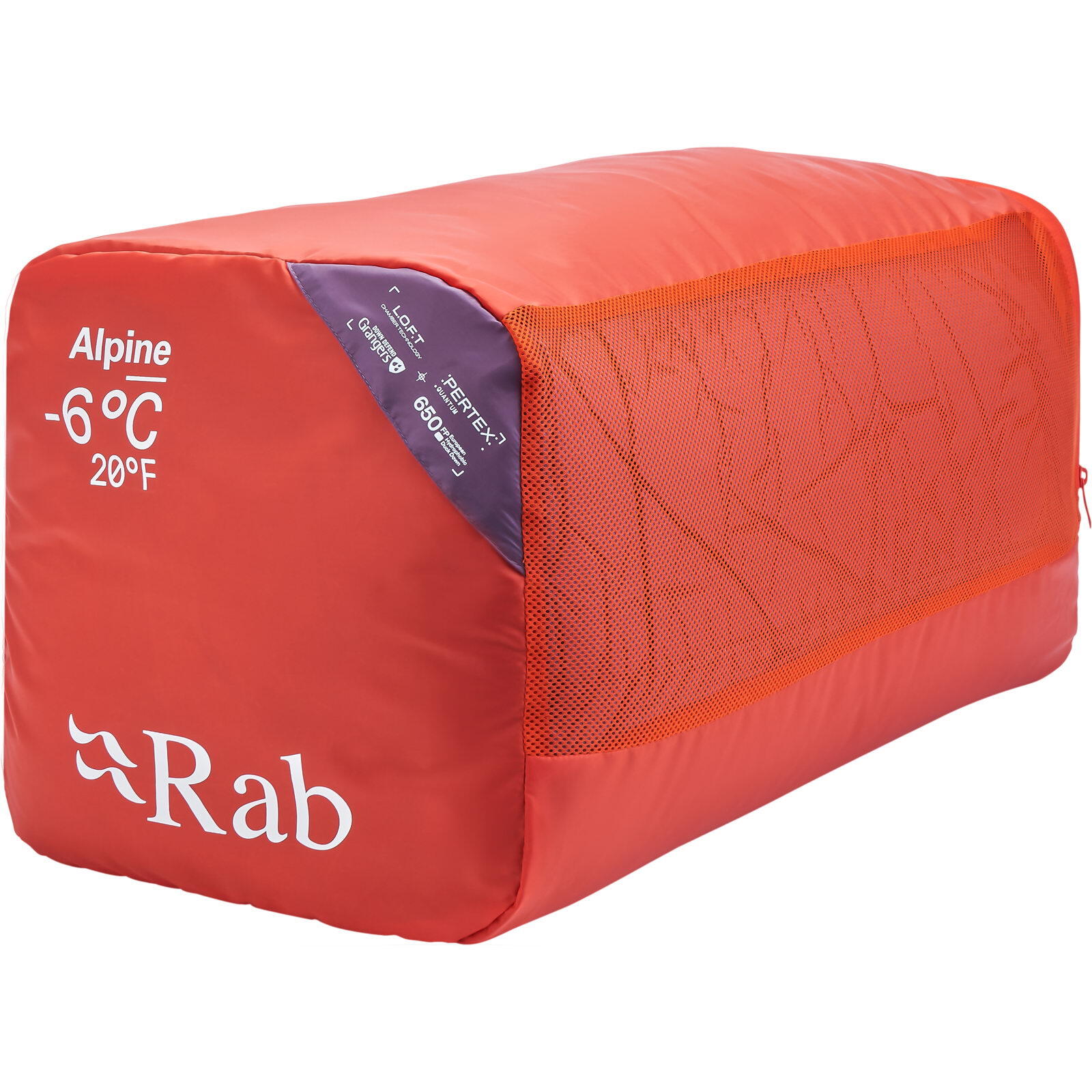 Daunenschlafsack Damen Alpine -6C/20F iris-dark iris 3/5