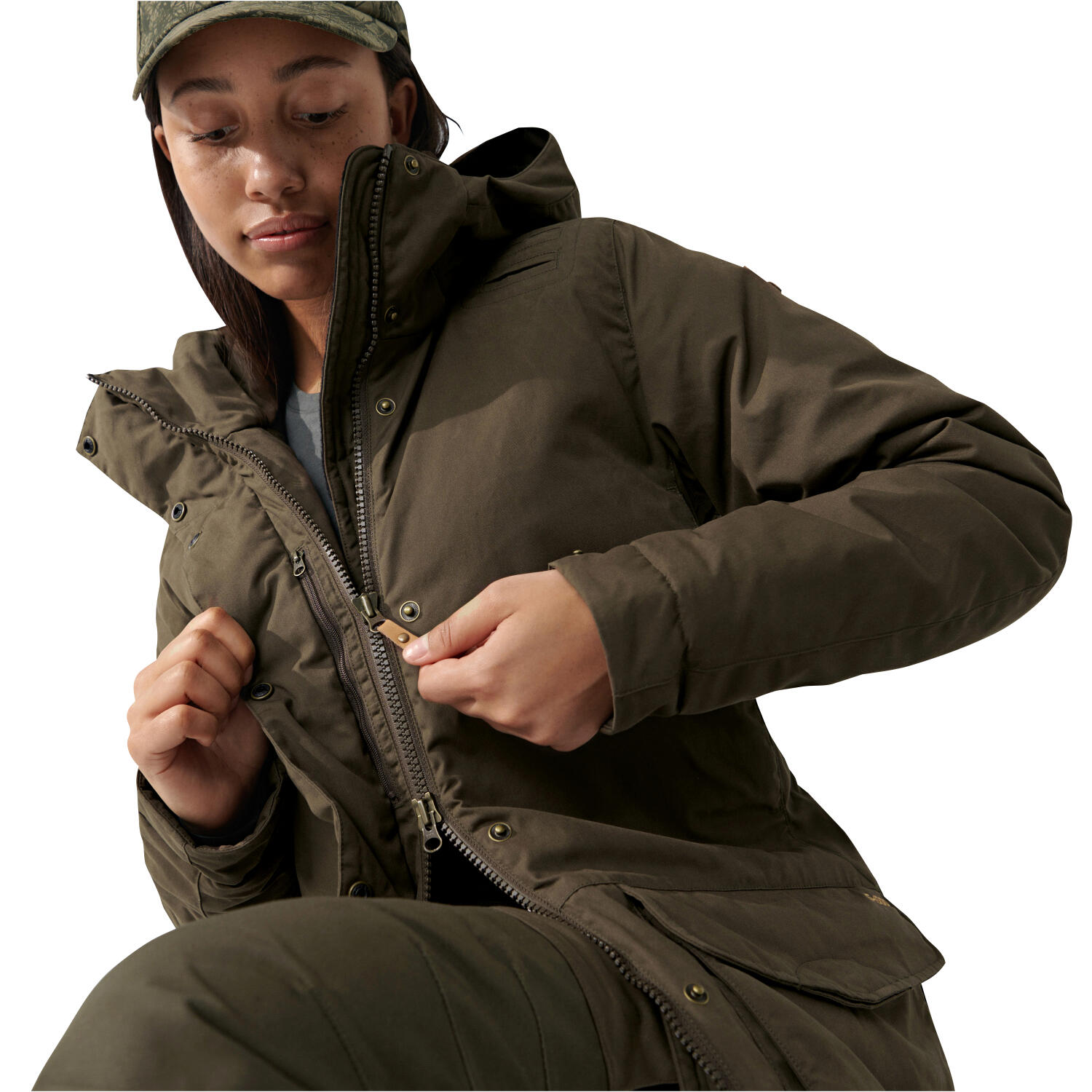 Fjällräven Lappland Högvilt Jacket W Damen (Dark Olive) Größe M 5/5