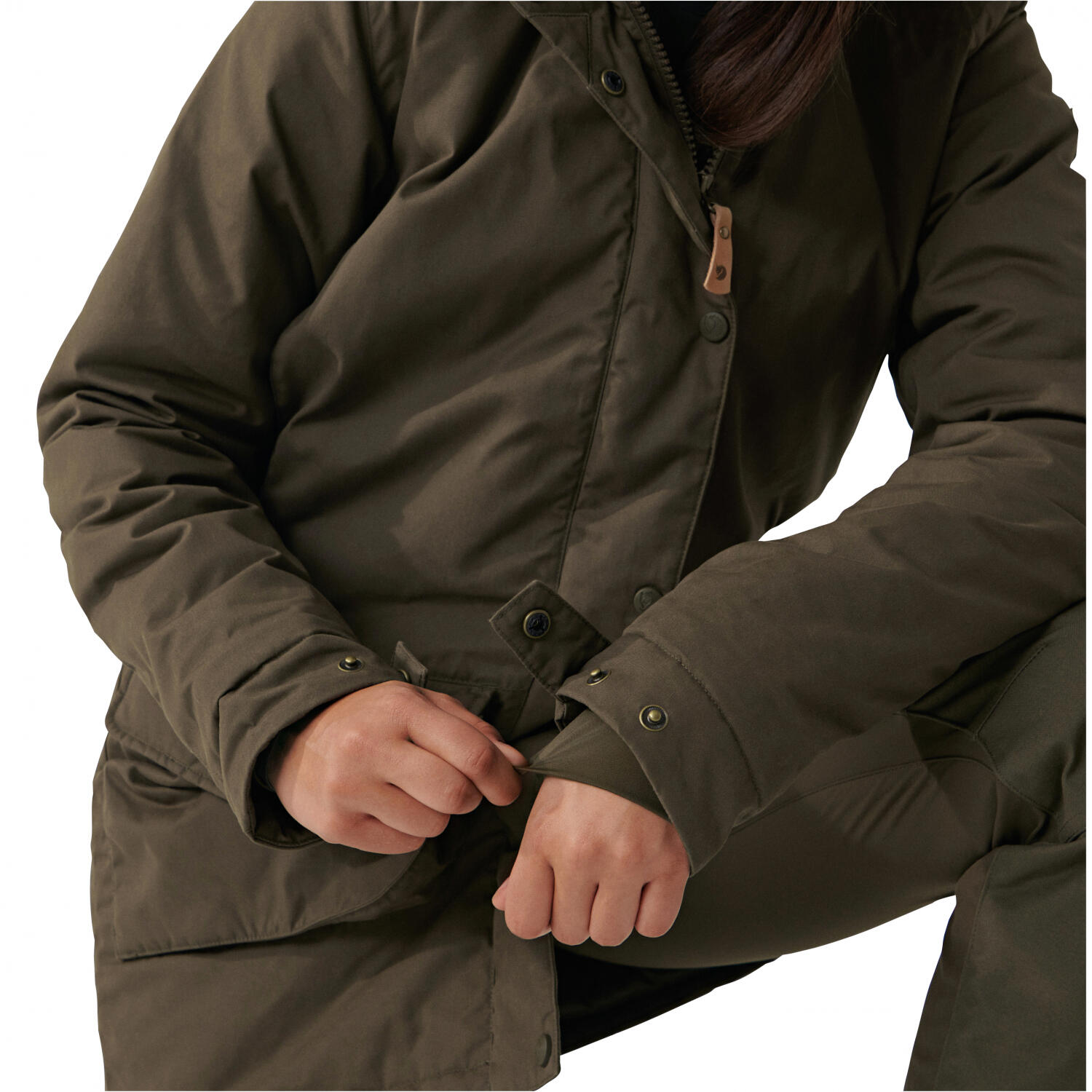 Fjällräven Lappland Högvilt Jacket W Damen (Dark Olive) Größe M 4/5