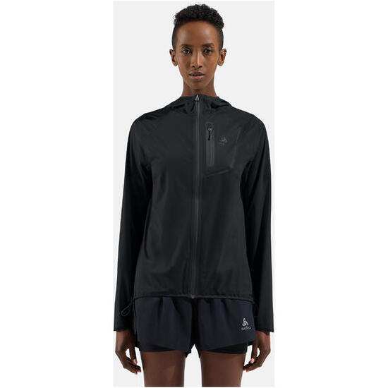 Kurtka damska ODLO Jacket ZEROWEIGHT DUAL DRY PK WATERPROOF czarna