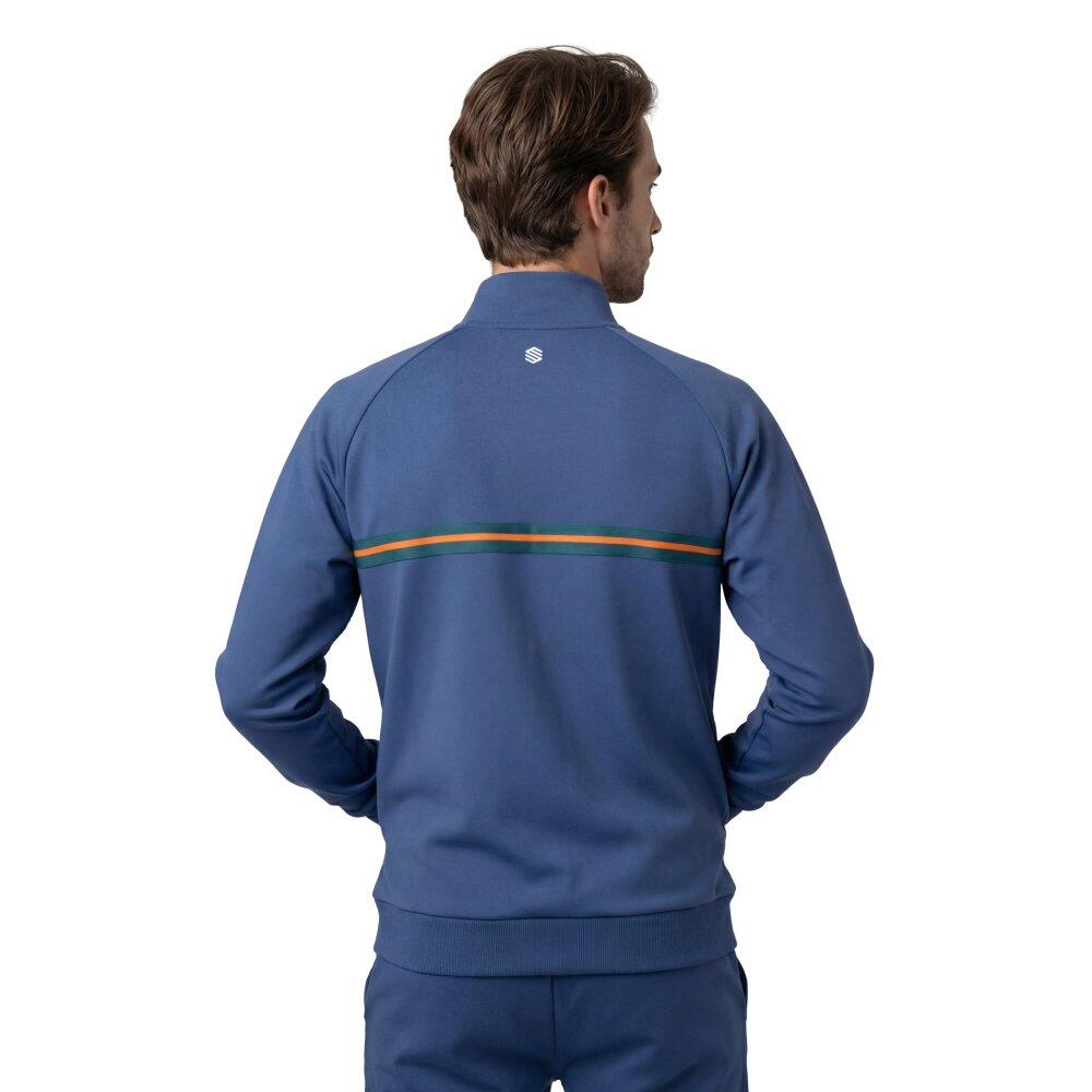 Sweat de tennis demi-zip homme Tiebreak Navy Bleu 2/6