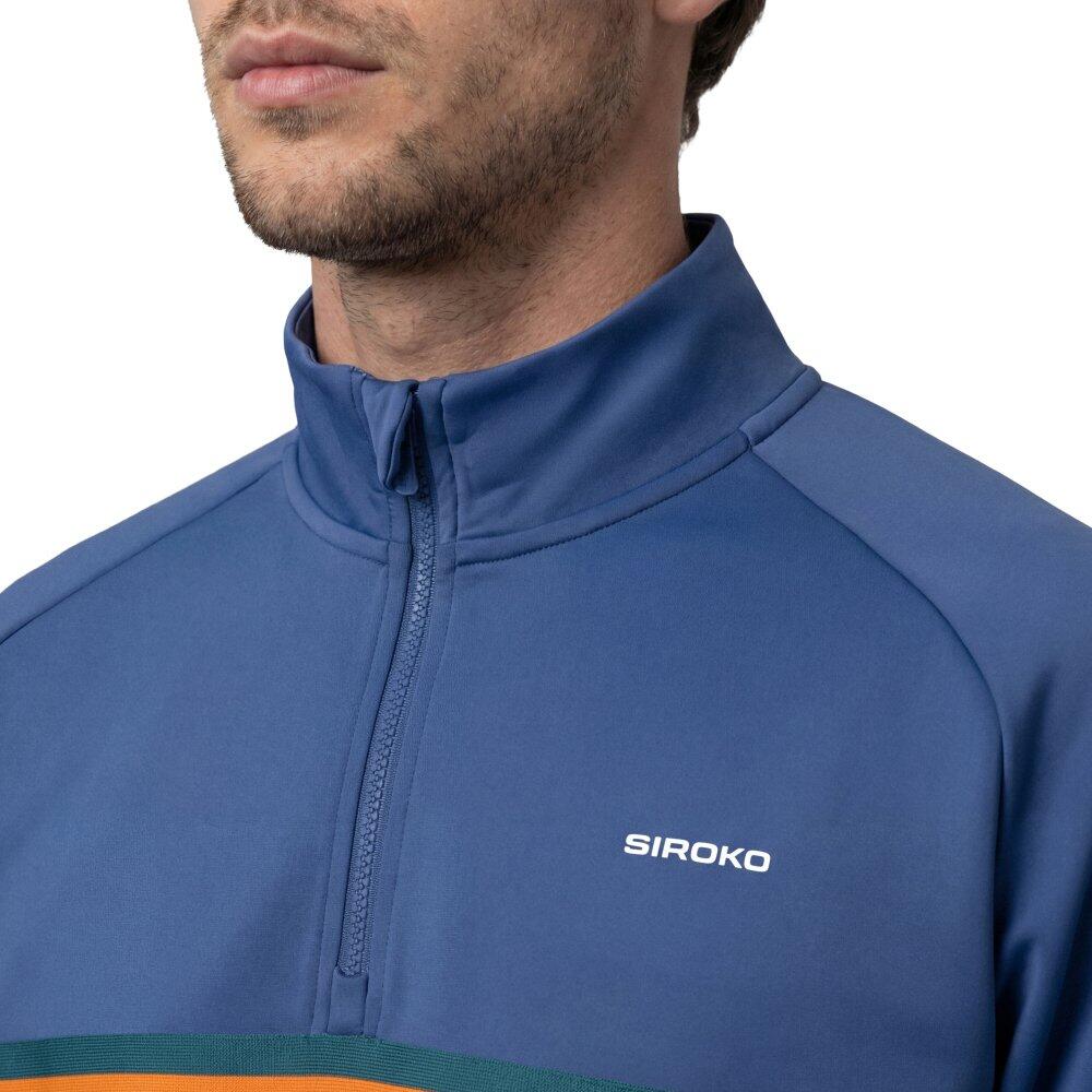 Sweat de tennis demi-zip homme Tiebreak Navy Bleu 4/6