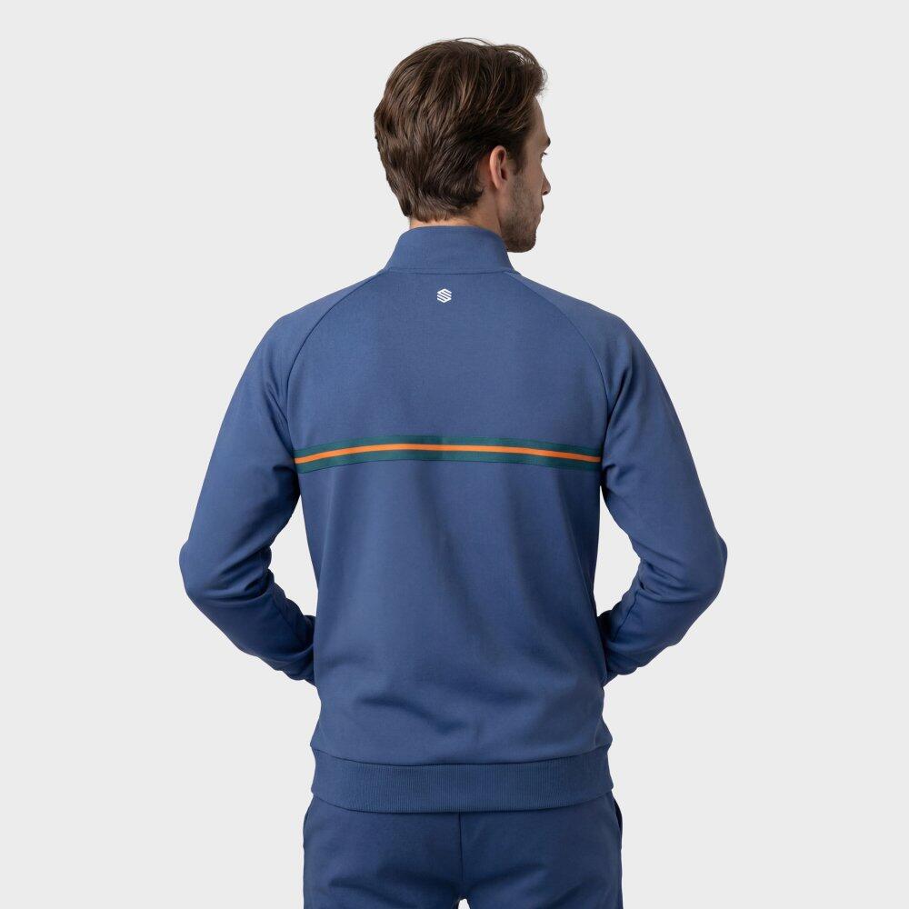 Sweat de tennis demi-zip homme Tiebreak Navy Bleu 6/6