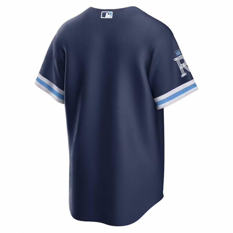 Maillot de Baseball MLB Kansas City Royals Nike City connect Bleu marine pour En 2/3