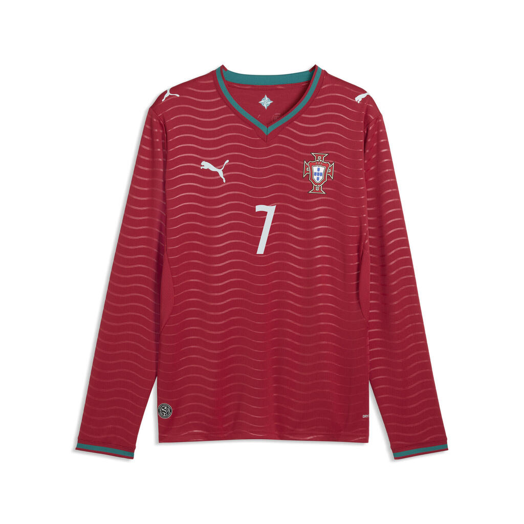 Portugal 2026 Long Sleeve Home Player Jersey Men PUMA