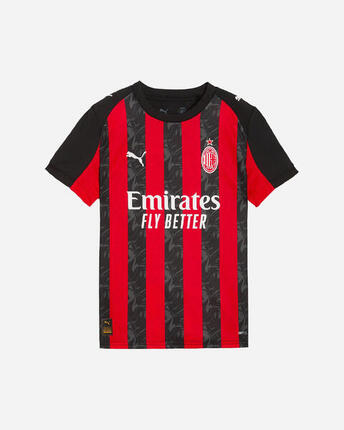 Ac Milan Maglia Gara Home Puma Ragazzo 2025/26 + Stampa Omaggio