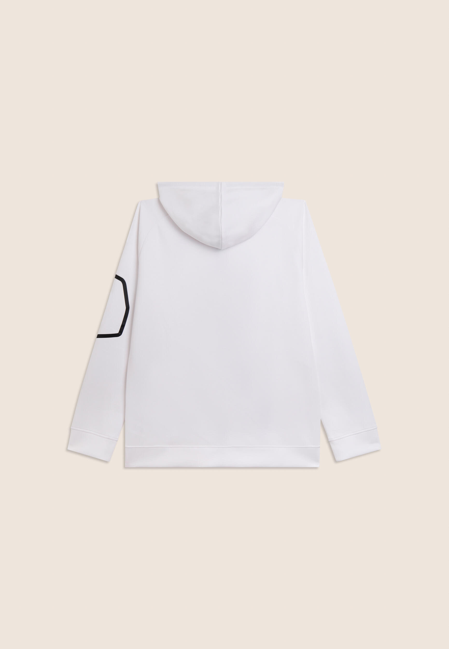 Sweat-shirt à capuche à fermeture éclair intégrale en tissu technique 2/3