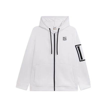 Sweat-shirt à capuche à fermeture éclair intégrale en tissu technique