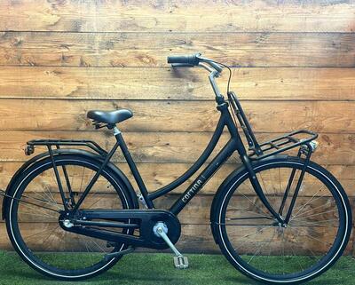 Tweedehands cortina transport stadsfiets bike, zwart