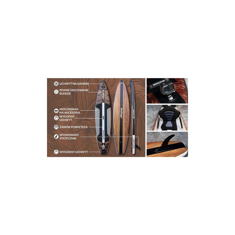 Placă SUP SKATINGER Waverider 380x86x16 cm (12'6'') allround