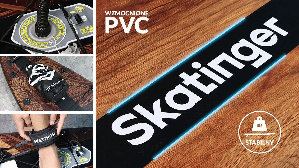 SKATINGER Waverider 380x86x16 cm (12'6'') allround SUP board 5/7