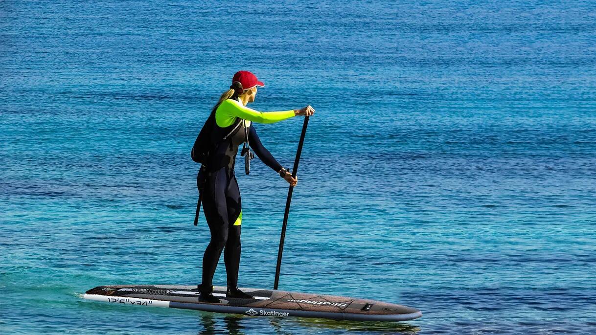 SKATINGER Waverider 380x86x16 cm (12'6'') allround SUP board 7/7