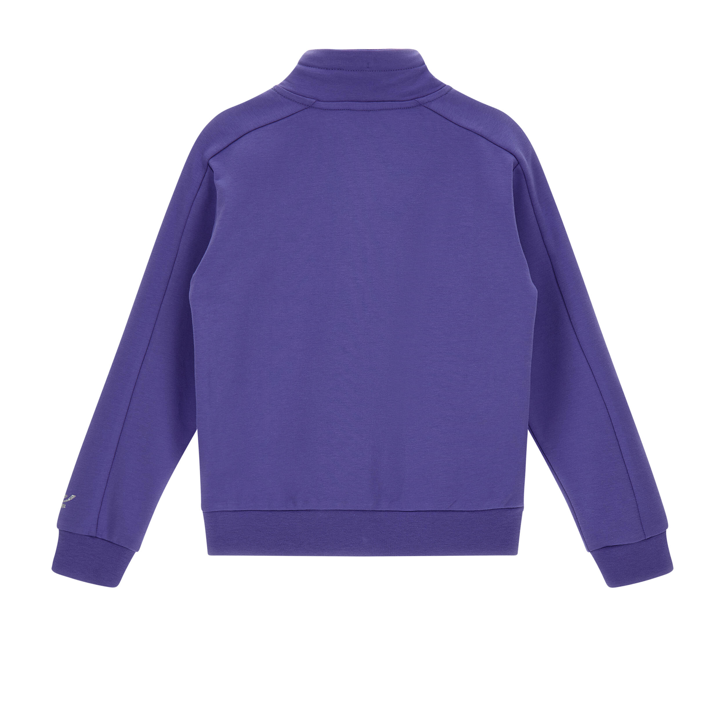 Sweat-shirt à fermeture éclair intégrale avec coutures arrondies 2/2