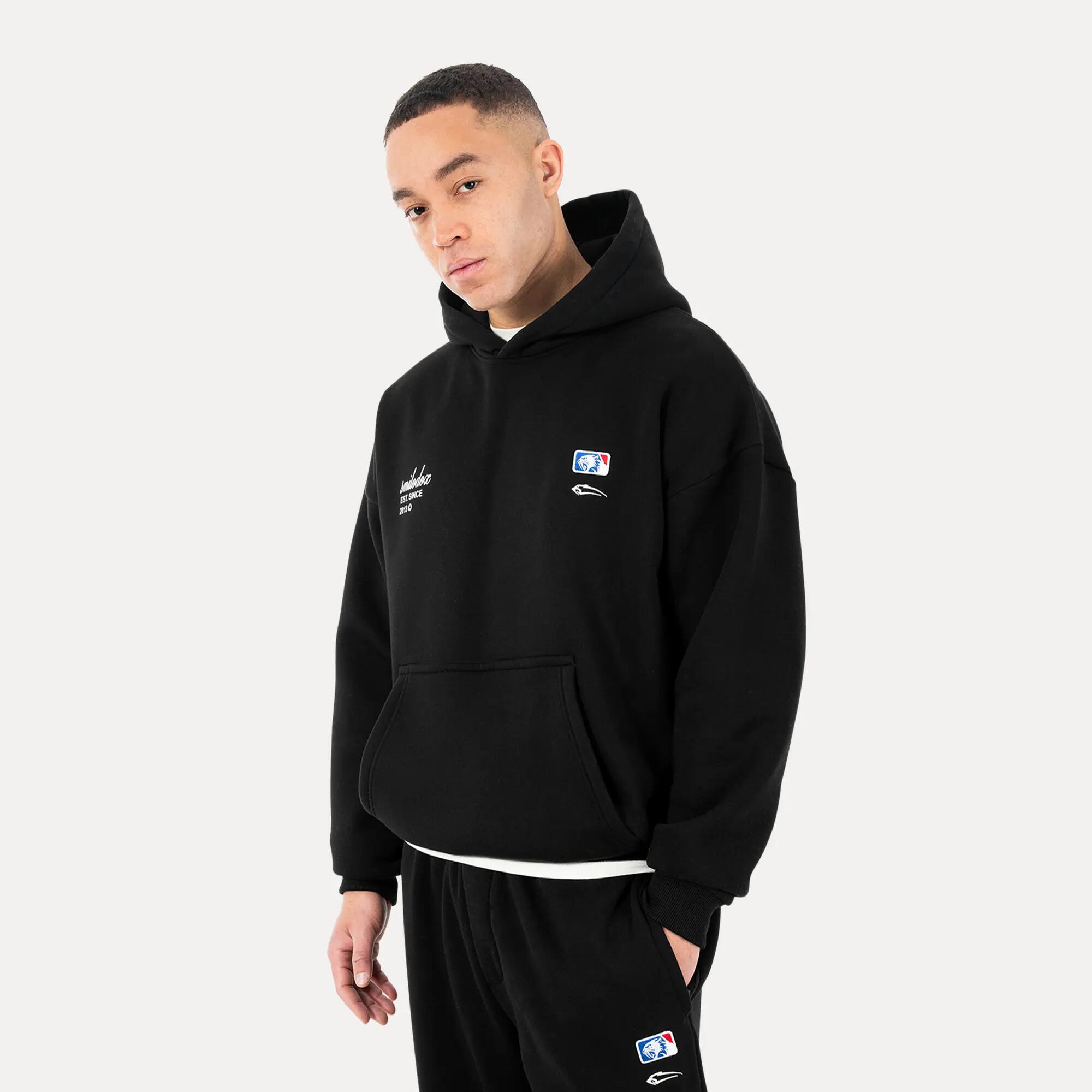 Herren Hoodie Striver Schwarz 2/6