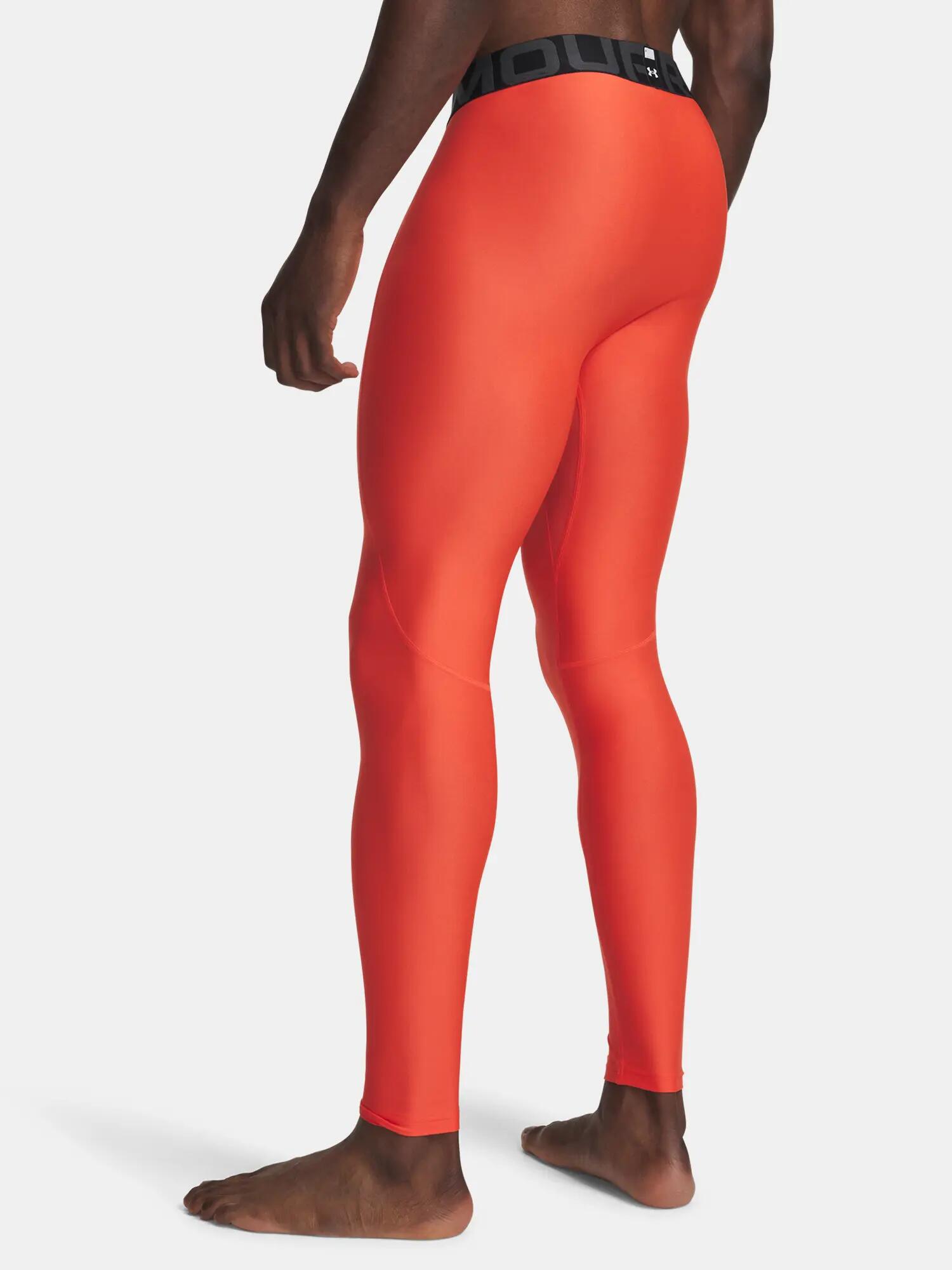 Legginsy funkcyjne treningowe męskie czerwone Under Amour XL Czerwony 2/6