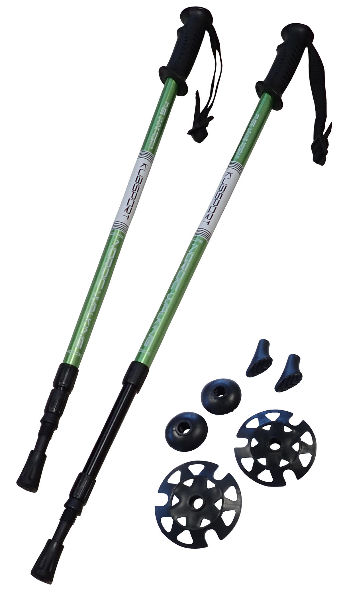 KUBISPORT Trekingové hole - 1 pár s příslušenstvím