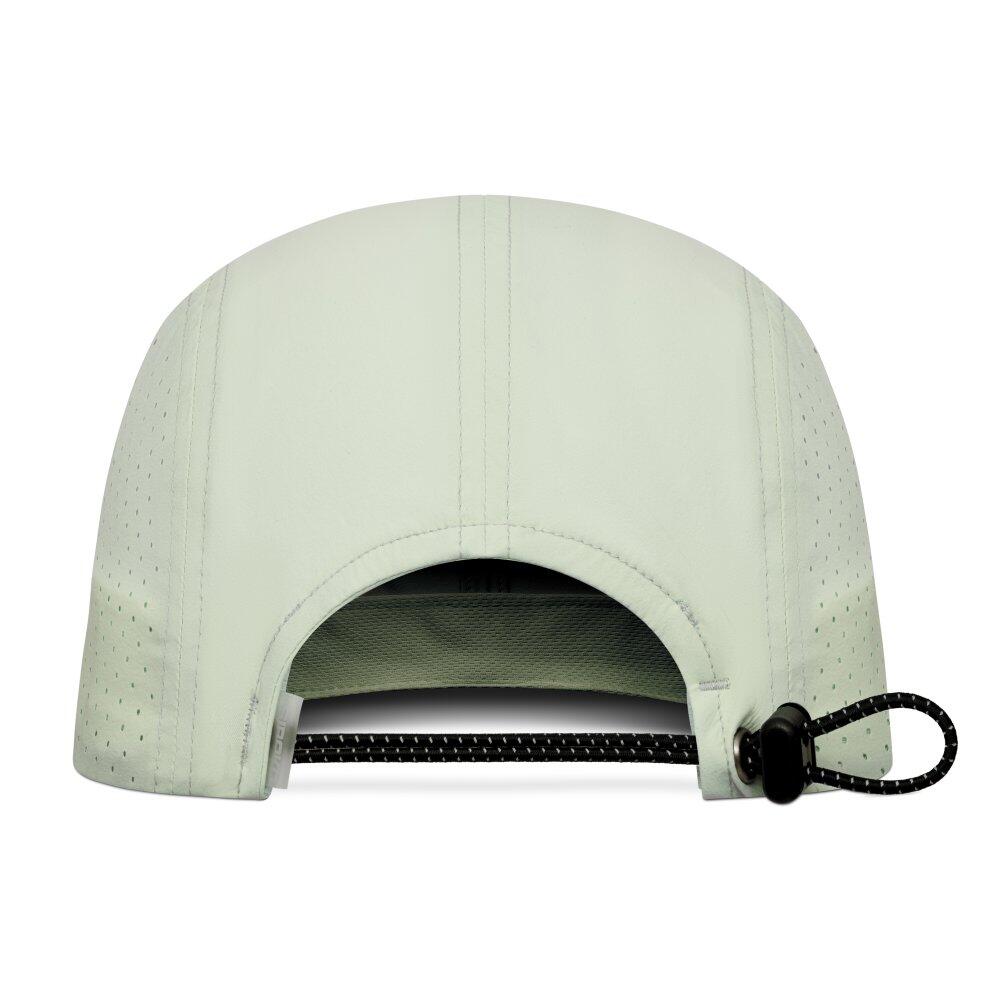 Gorra running 5 paneles fitness Hombre y Mujer Pylo Green Verde 3/7