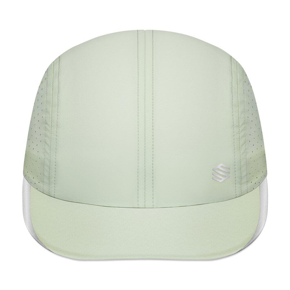 Gorra running 5 paneles fitness Hombre y Mujer Pylo Green Verde 2/7
