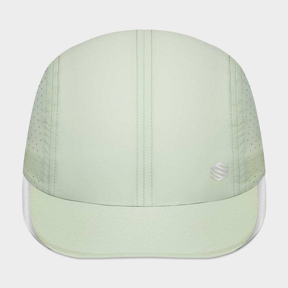 Gorra running 5 paneles fitness Hombre y Mujer Pylo Green Verde 6/7
