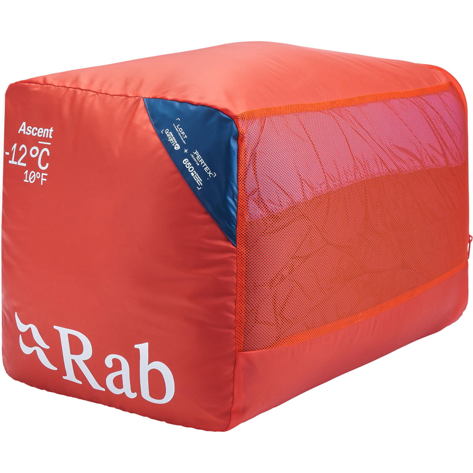 Daunen-Schlafsack Ascent -12C/10F tempest blue-maya blue 4/7