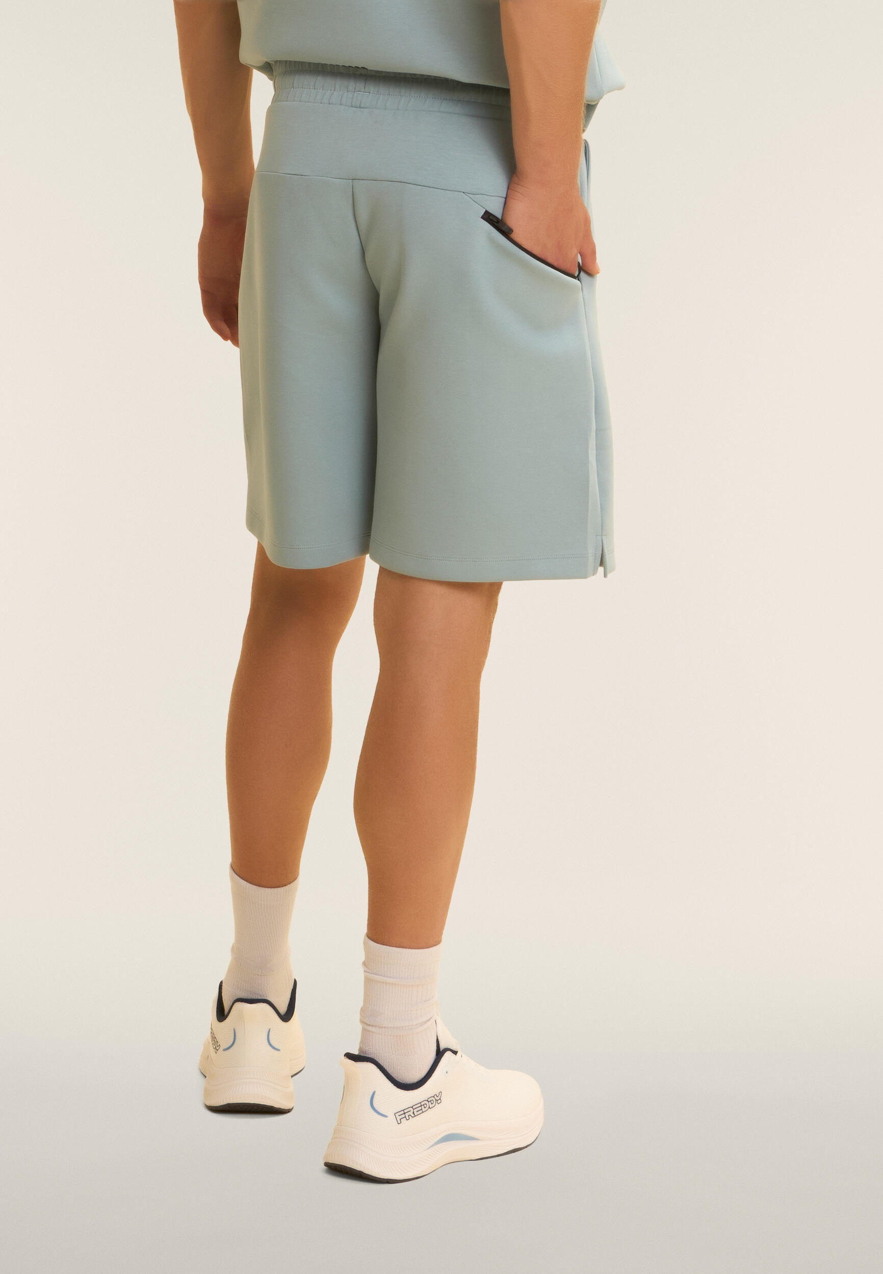 Pantalon court en tissu interlock technique 3/4