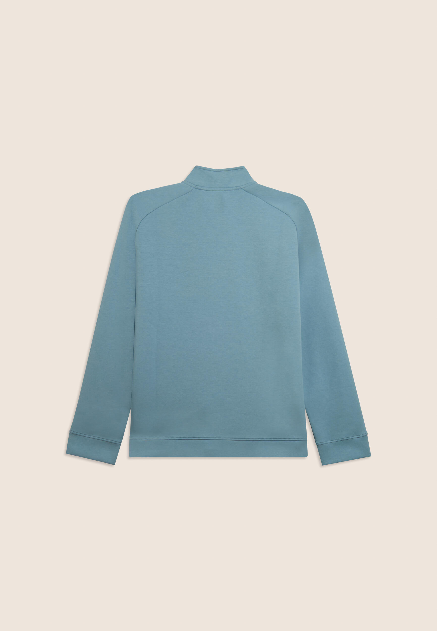 Felpa full zip con collo alto in tessuto tecnico 2/3