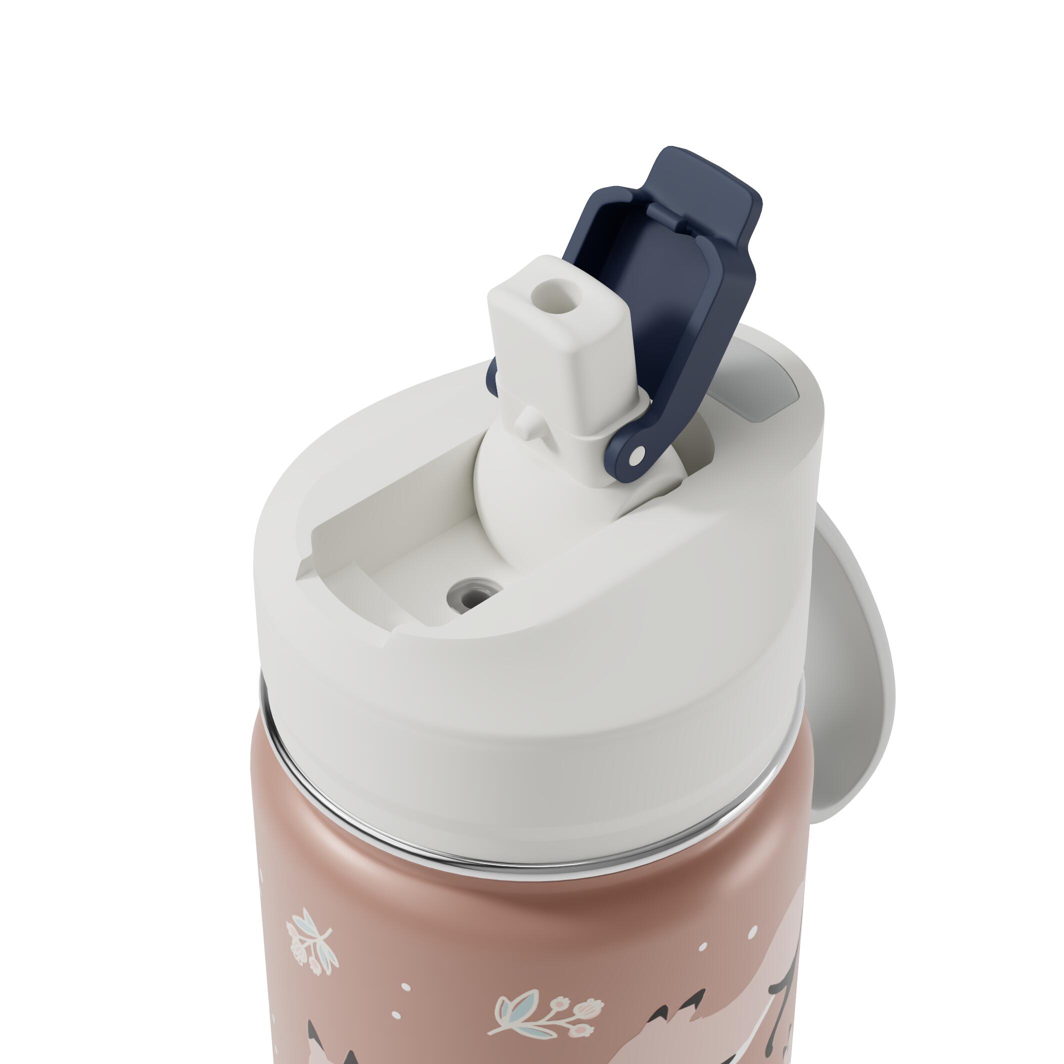 Gourde isotherme 2 en 1 avec paille 300ml|Snack|Enfants|Anse intégrée|Twisty 4/6