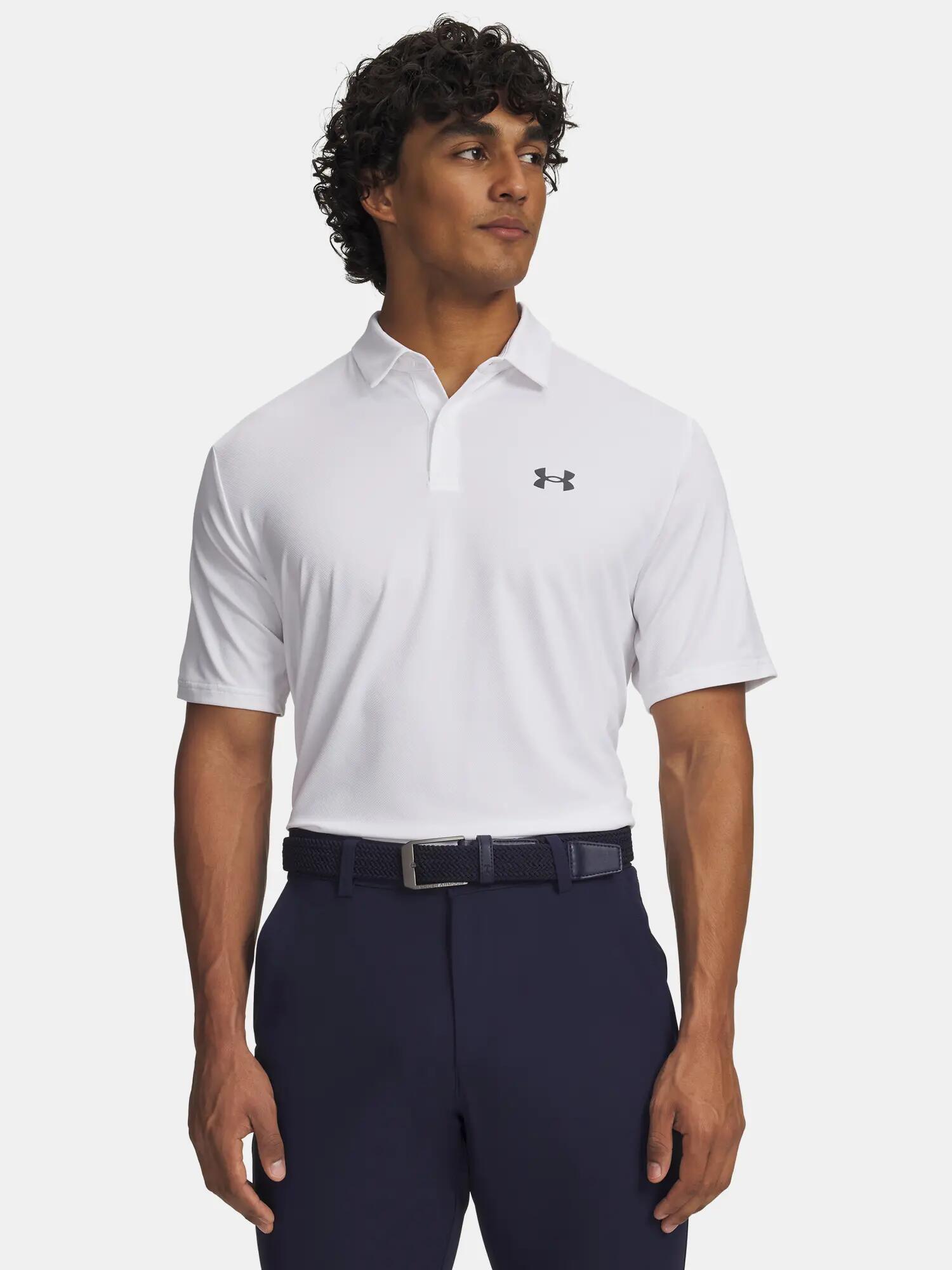 Férfi póló Under Armour UA Matchplay Polo-WHT 1/3