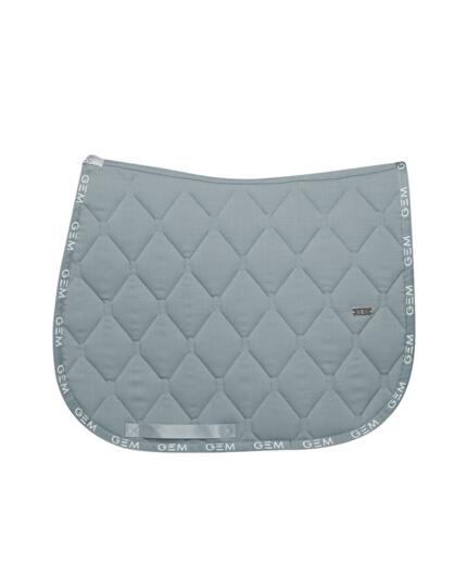 Tapis de selle LOVE Obstacle Bleu gris - GEM 2/2