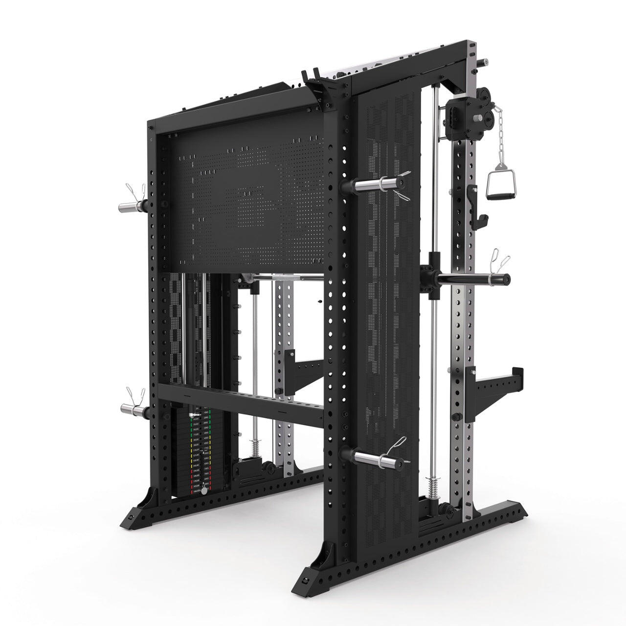 Multi Power Dobrável Asx 8000 - Dupla polia, Smith e Rack 2/7