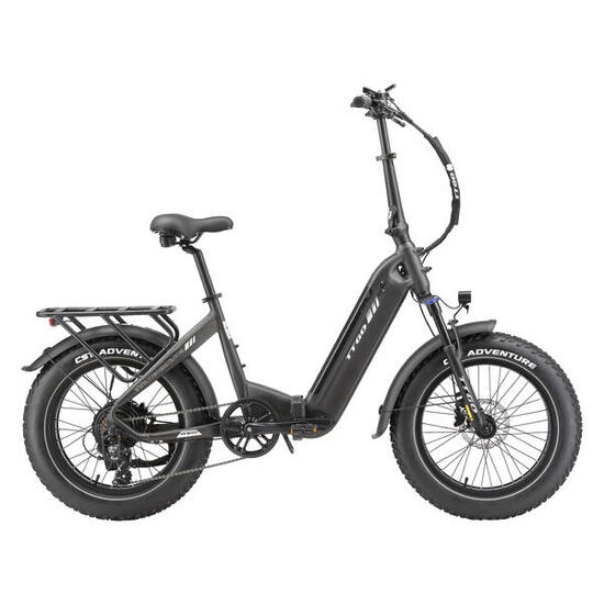 F6Boost Fatbike E-Bike 20 Zoll 250W 48V 18Ah 120km Drehmoment Hydraulik
