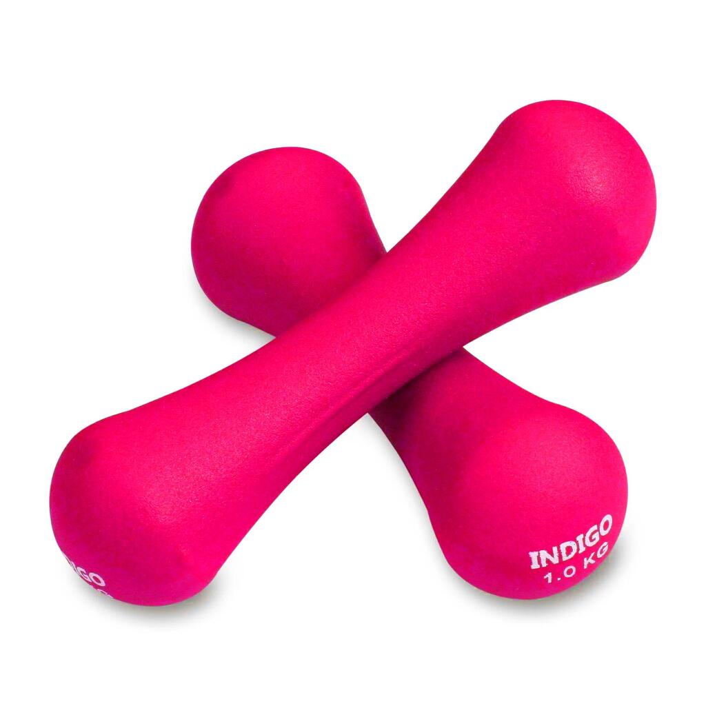 INDIGO Neoprene Dumbbells for Fitness