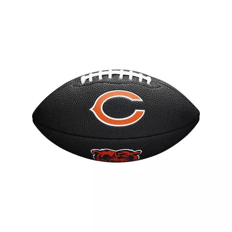 Mini Ballon de Football Américain Wilson Soft touch NFL team logo Chicago Bears 1/2