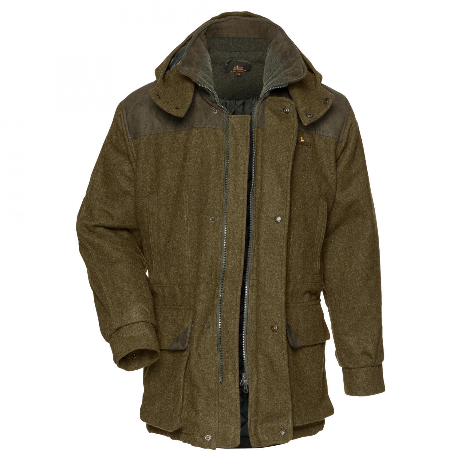 il Lago Prestige Lodenjacke Allgäu Herren (Oliv) Größe XL 3/4