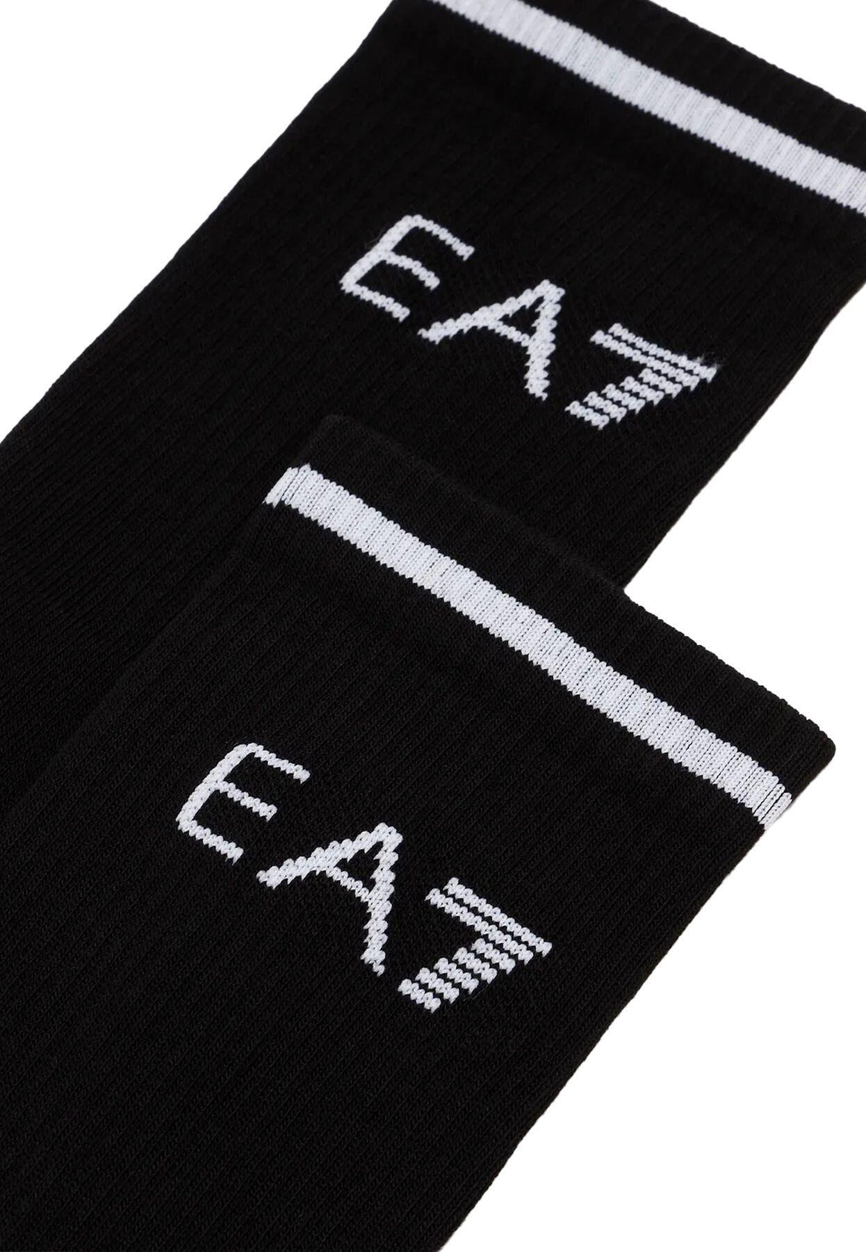 Calzini ea7 emporio armani nero 2/3
