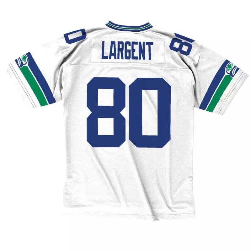 Maillot NFL Steve Largent Seattle Seahawks 1985 Mitchell & Ness Legacy Retro Bla 2/2