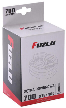 Dętka do opon do roweru rowerowa 700x35/40C Fuzlu AV 48mm