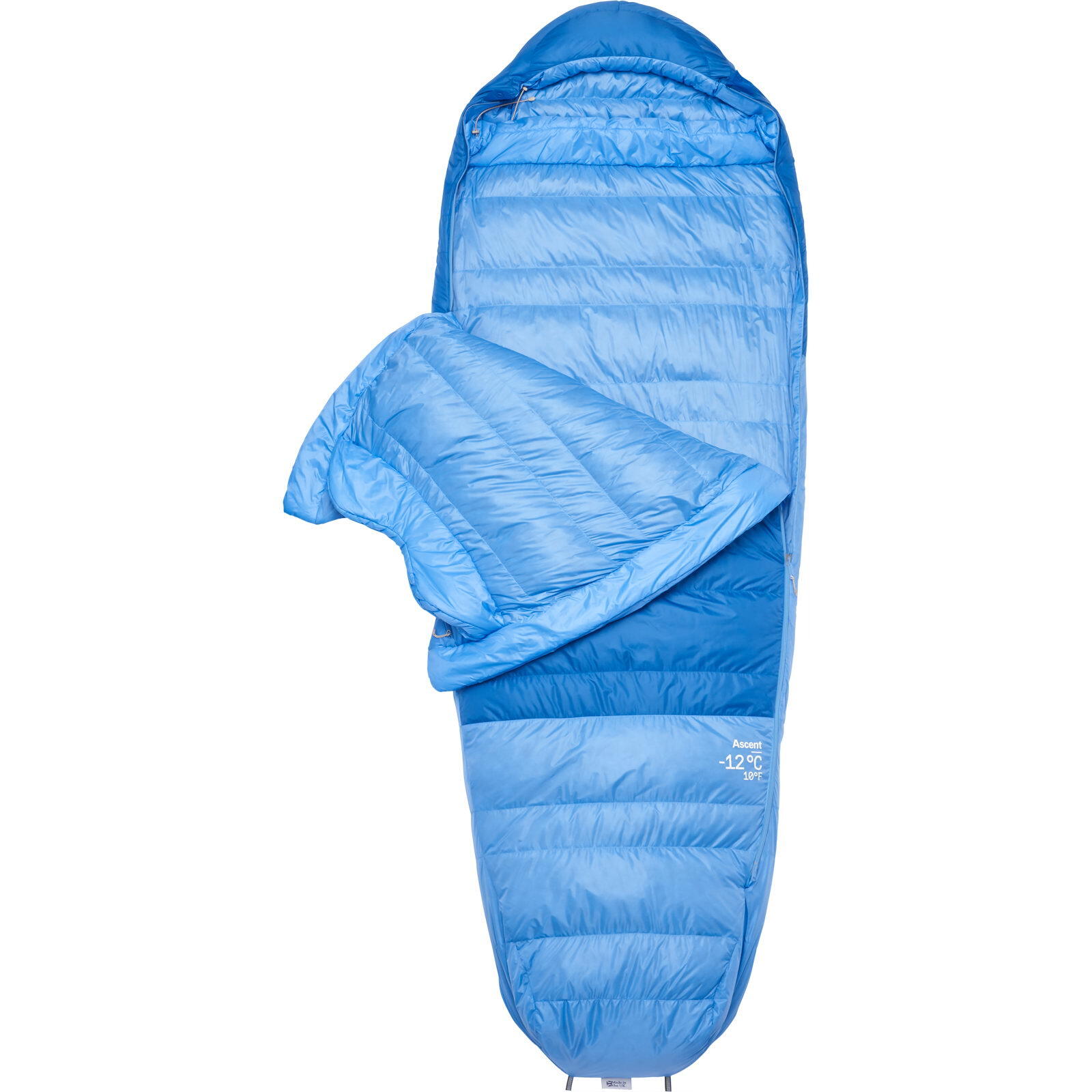 Daunenschlafsack Damen Ascent -12C/10F dark bluebird-bluebird 2/7