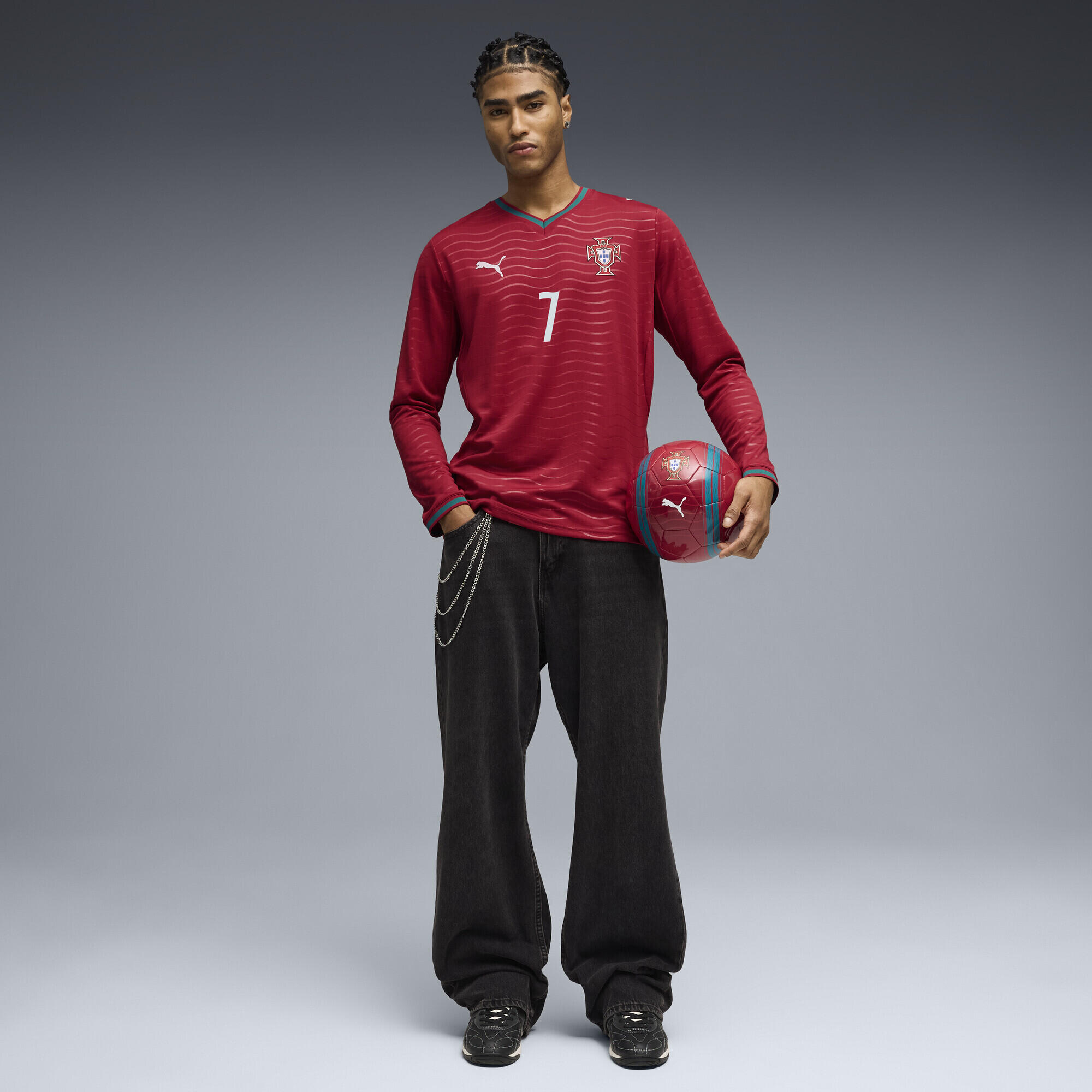 Camiseta de jugador manga larga Portugal 1.ª equipación 2026 Hombre PUMA 4/5