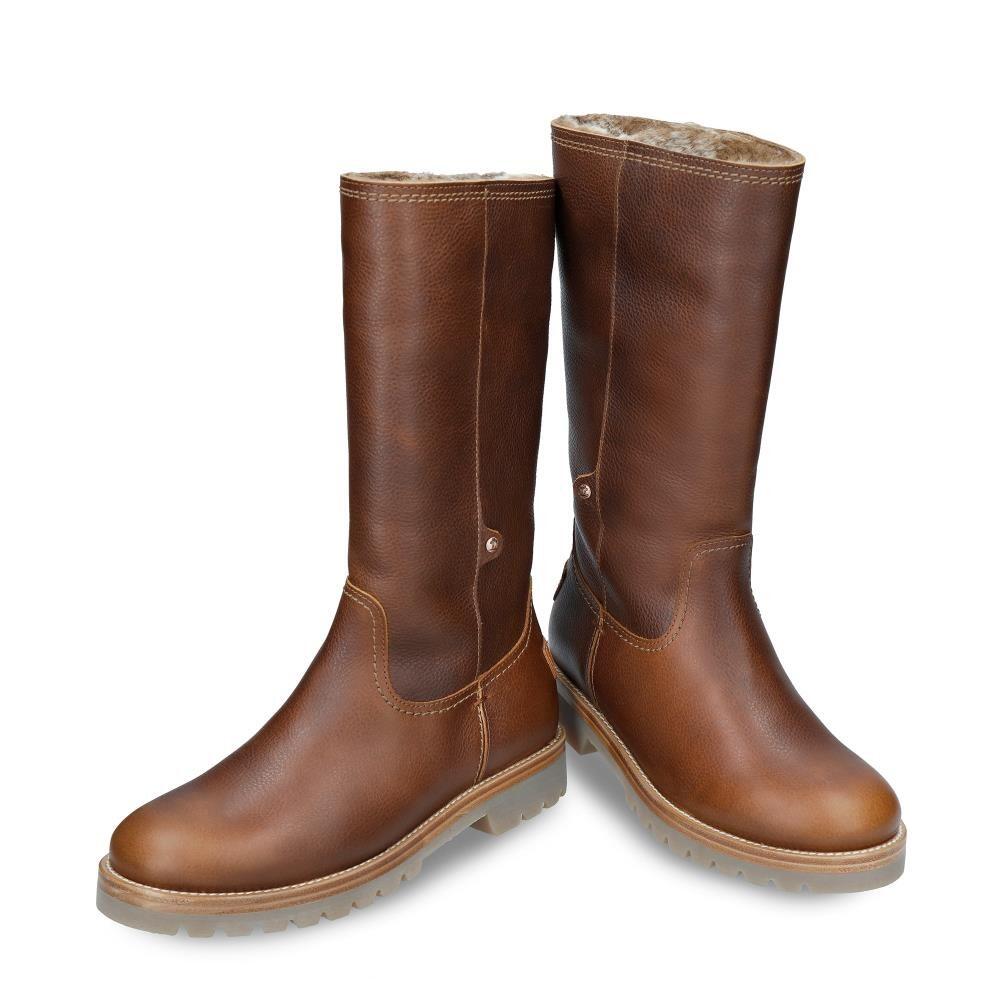 Y Elegante Bota Alta Mujer Panama Jack Bambina B94 Piel Cuero 2/5